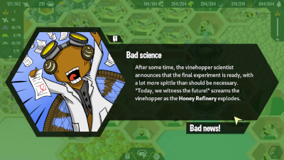 A screenshot of the 'Bad science' event.