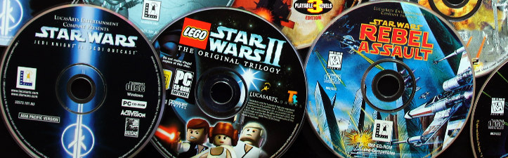 Discs for a bunch of Star Wars games