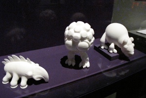 Some 3D printed Spore creatures.