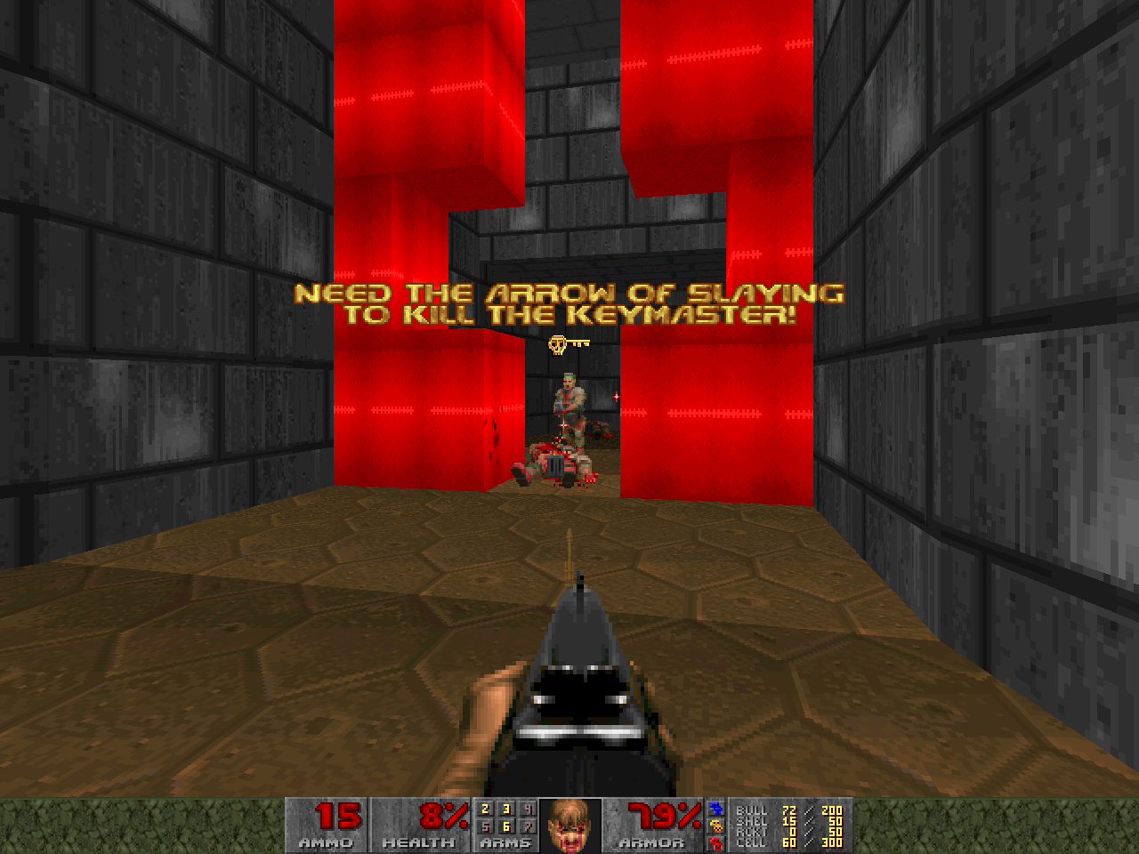 A screenshot from Keymaster.