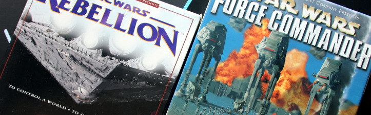 Boxes for Star Wars: Rebellion and Star Wars: Force Commander